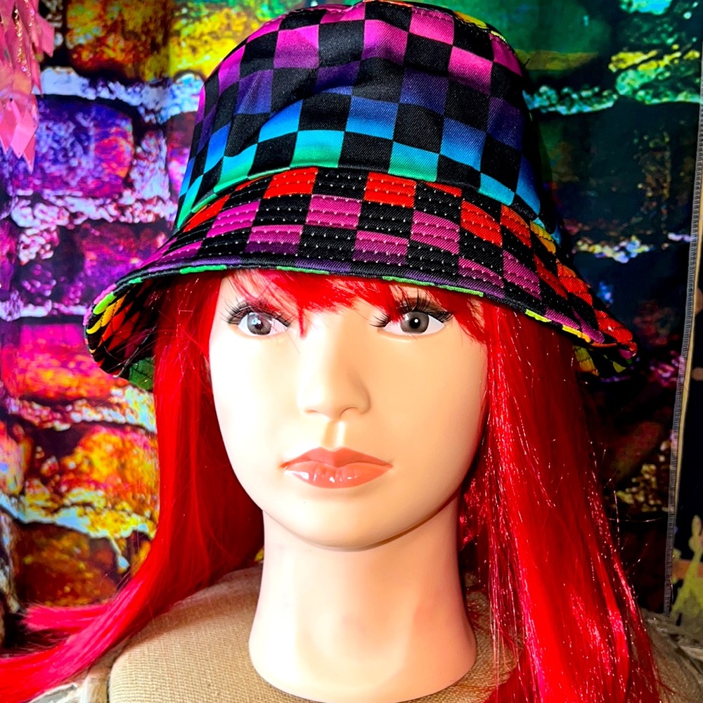 New Multicoloured Bucket Hat